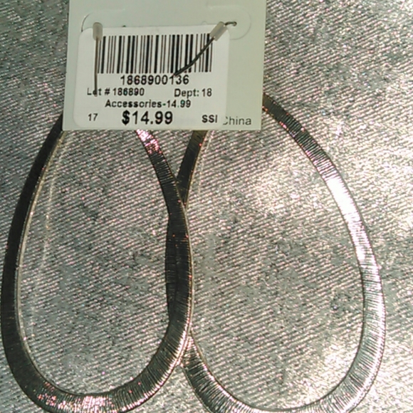 RHINESTONE HOOPS WEDDING PROM - Picture 2 of 4